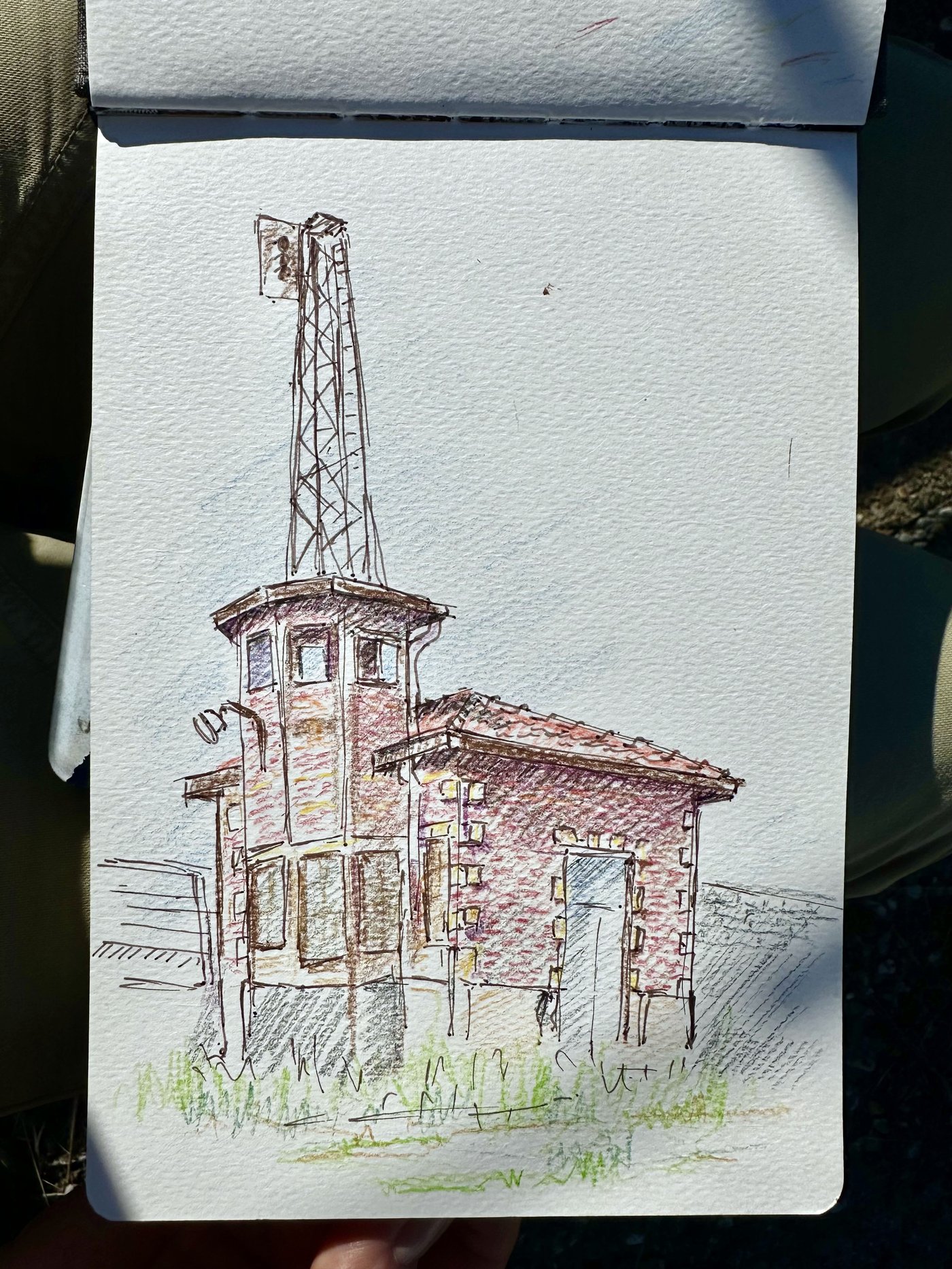 Croquis urbain d'élève