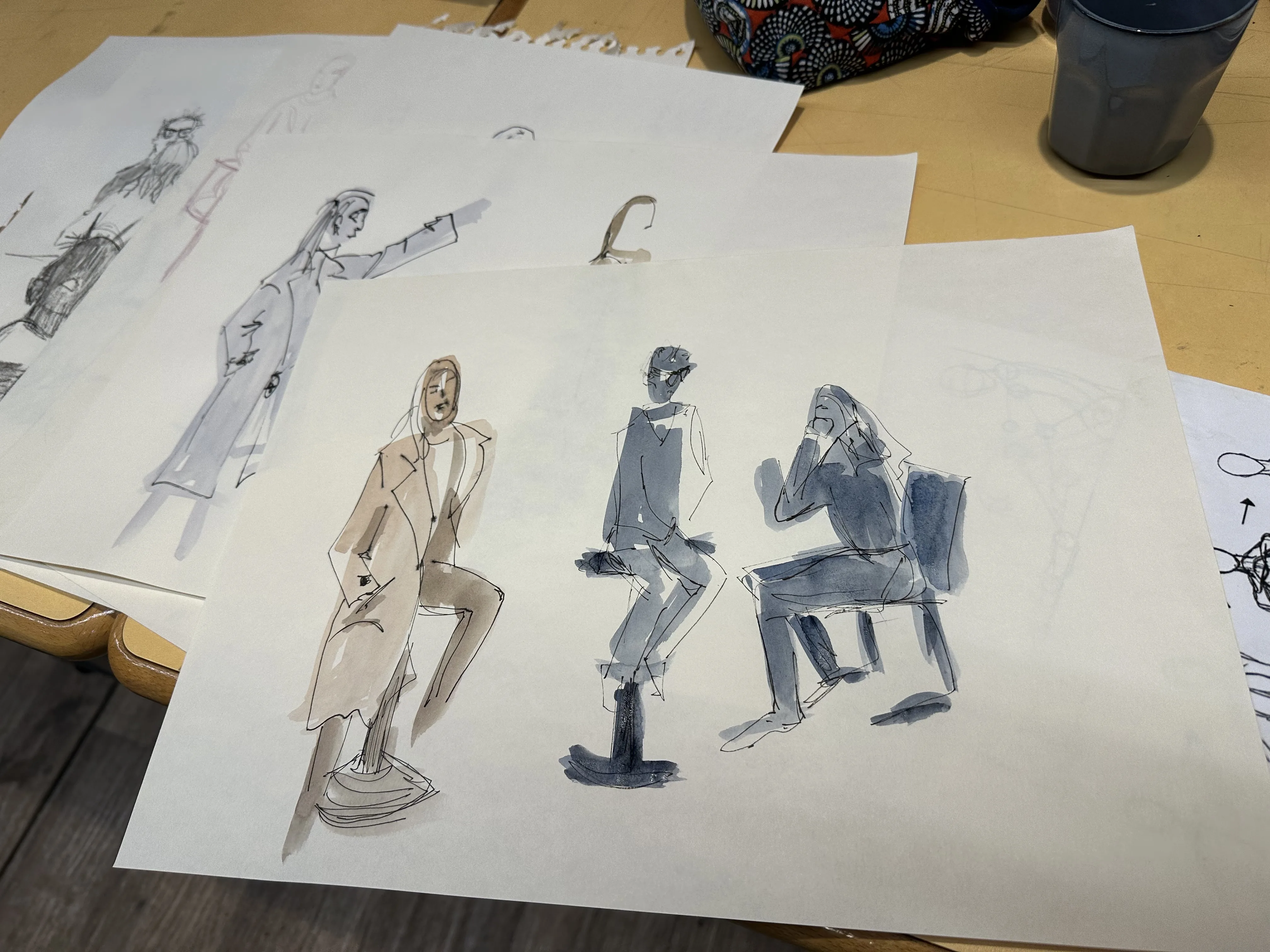 Dessin réalisé en cours