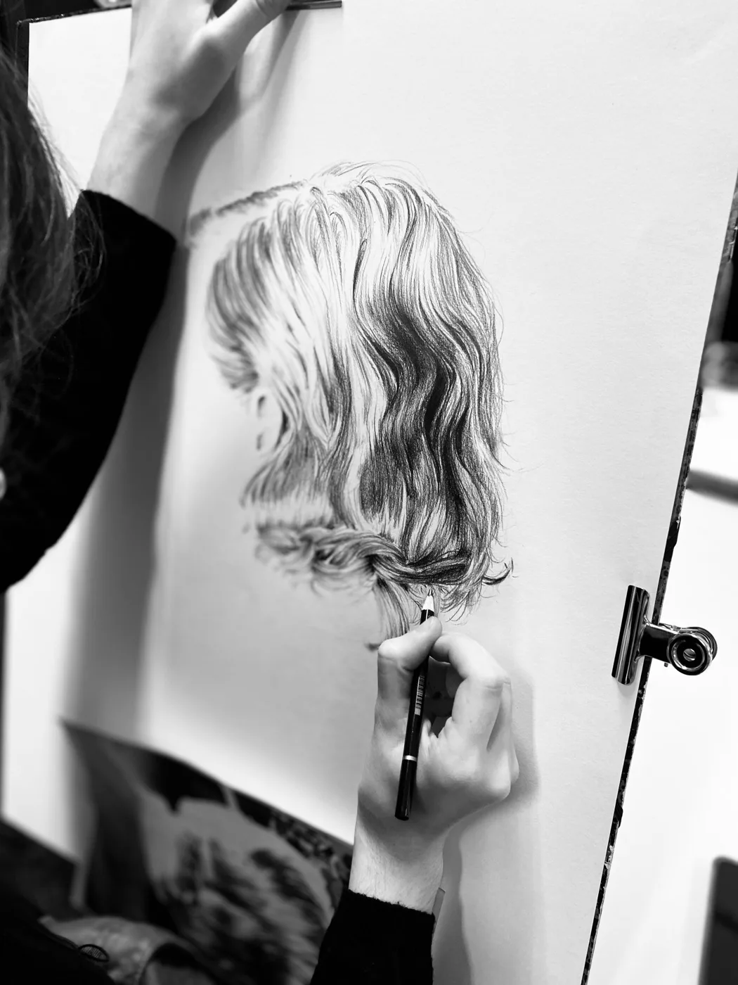 Dessin en cours de réalisation