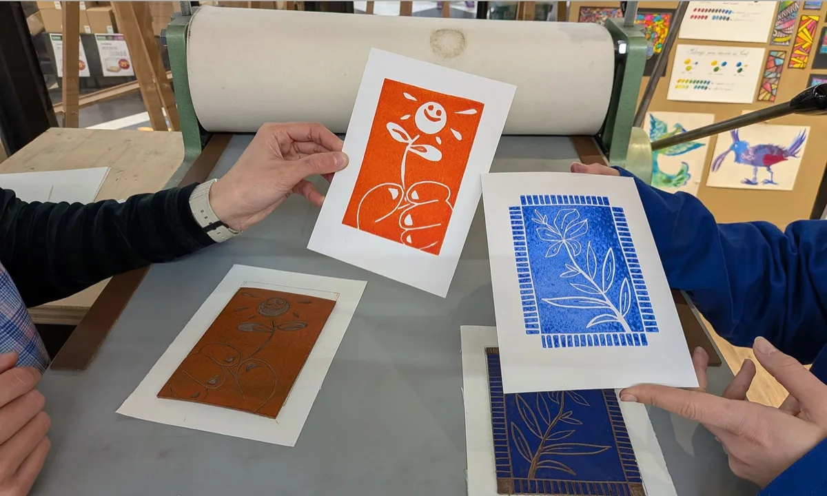 Linogravure & impression manuelle