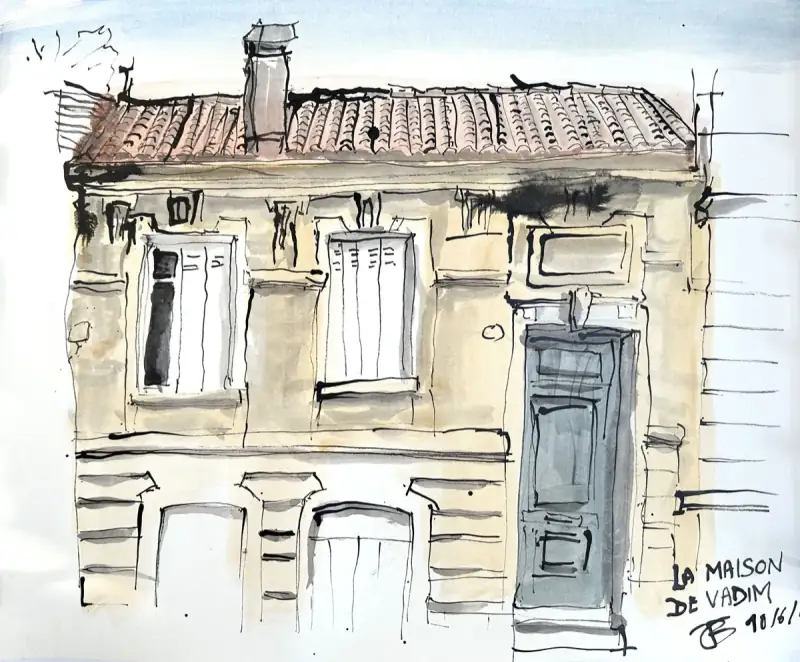 Croquis urbain et carnet de dessin