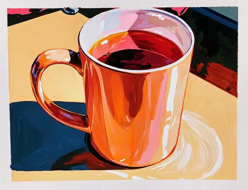Peinture à la gouache et à l'acrylique