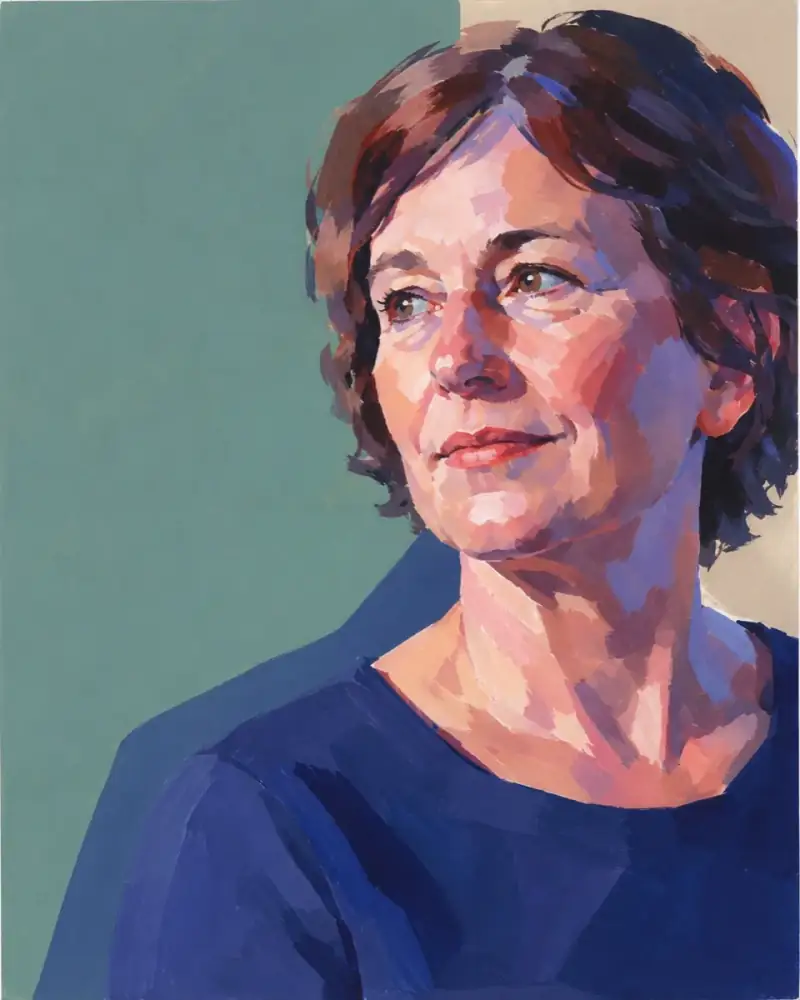 Portrait peint en atelier